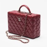 Chanel Box Bag Burgundy