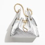 Chanel 25 Small Handbag Silvery