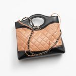 Chanel 31 Mini Shopping Bag Dark Beige Black