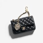 Chanel Classic Mini Bag With Hook Black