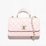 Chanel Clutch With Chain Light Pink