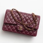 Chanel Classic 11.12 Handbag Burgundy