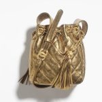 Chanel Drawstring Bag Dark Gold