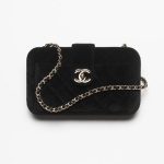 Chanel Evening Bag Black Velvet