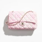 Chanel Maxi Flap Bag Light Pink White