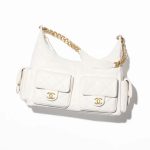 Chanel Maxi Hobo Bag White