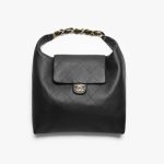 Chanel Maxi Hobo Bag Black