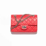 Chanel Mini 2.55 Handbag Dark Red