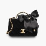 Chanel Mini Flap Bag With Top Handle Black