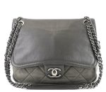 CC Flap Quilted Leather Bag