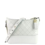 Gabrielle Medium Calfskin Leather Hobo Bag