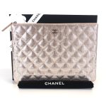 O Case Caviar Leather Clutch Bag