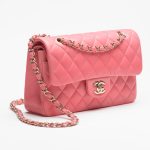 Chanel Small Classic Handbag Pink