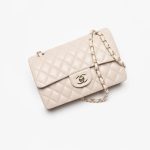 Chanel Small Classic Handbag Light Beige