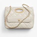 Chanel Small Shopping Bag Light Gray