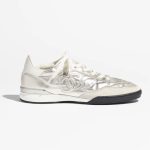 Chanel Trainers Shoes Silver White
