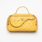 Chanel Vanity Case Bag Yellow