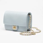 ‌Chanel Mini Flap Bag‌ Light Blue